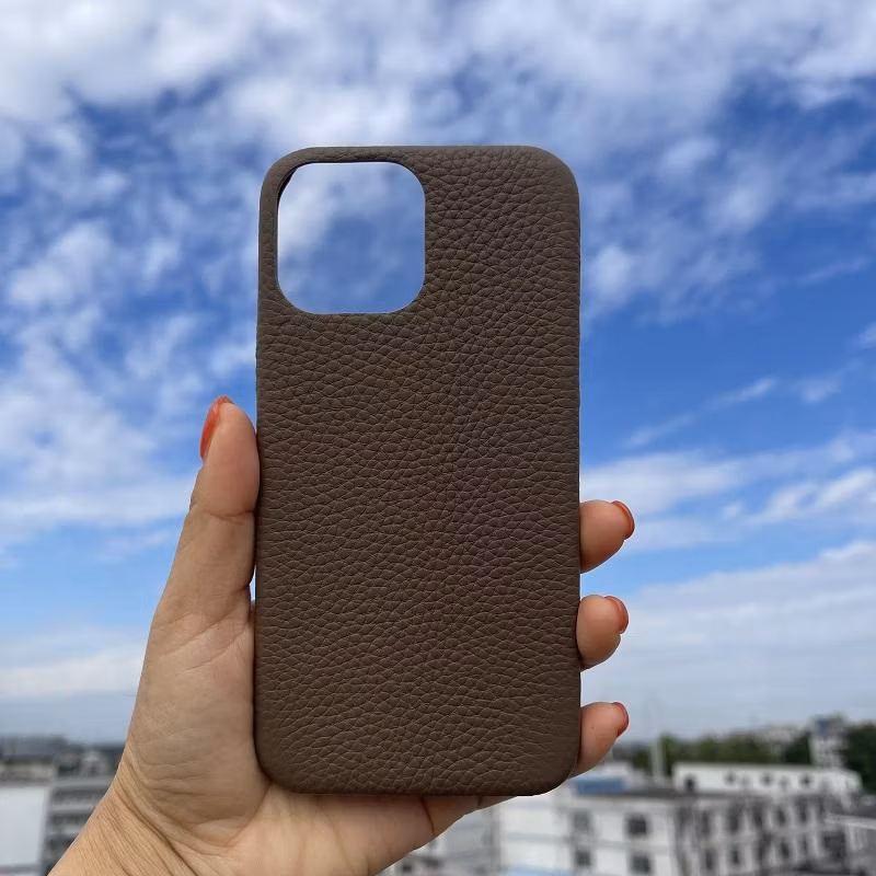High Quality Multicolor Genuine Leather Phone Case for I Phone 13 Leather Case