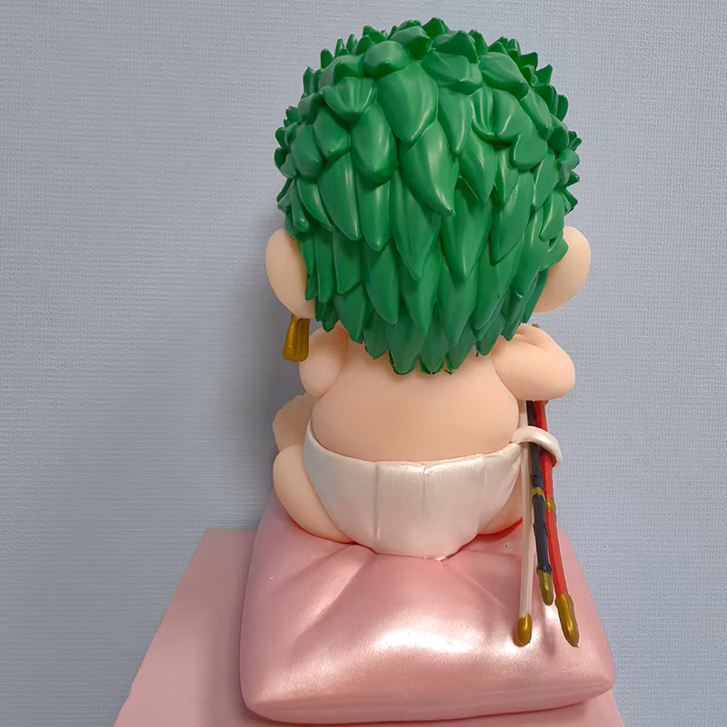 One Piece Anime Figure Gk Cute Doll Pacifier Baby Zoro Car Gift Model Decoration Wholesale Cartoon-Character
