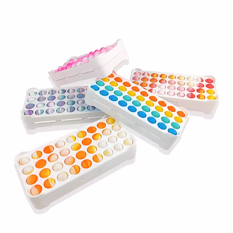 Wholesale Price Stationery Unusual Decompression Soft Silicone Waterproof Pencil Case for Kids