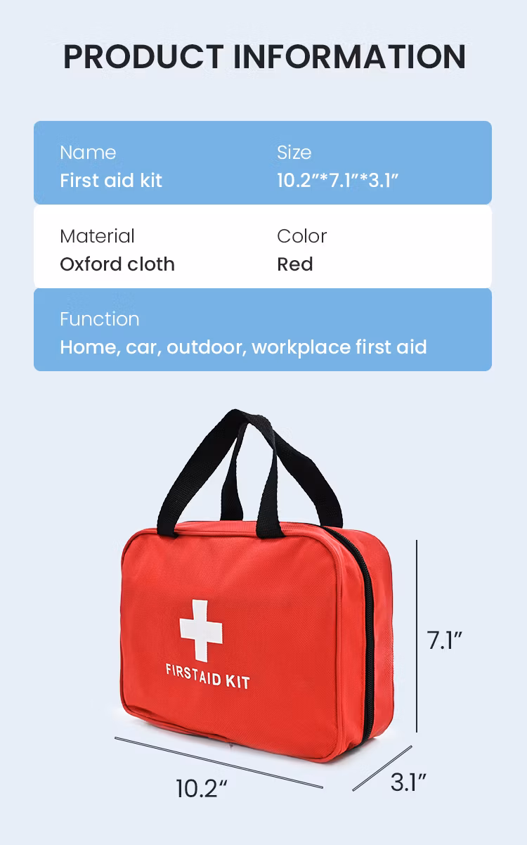 Large Capacity Waterproof Home Edition First Aid Kit