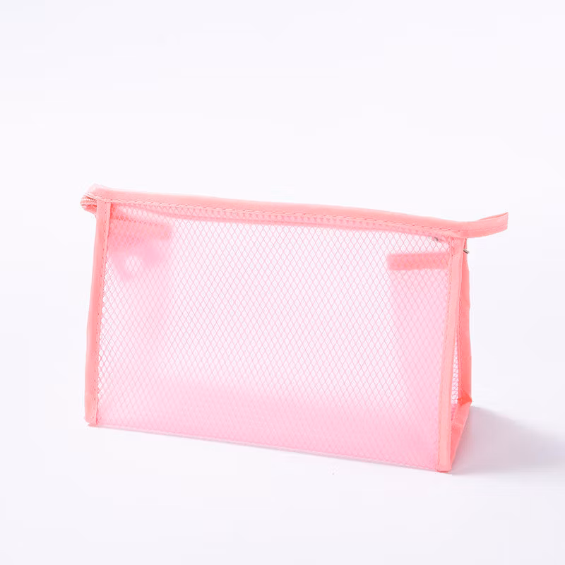 Hot High Quality Clear Transparent Sequin Glitter Shining Makeup Cosmetic Glitter Zipper Clear Pencil Bag