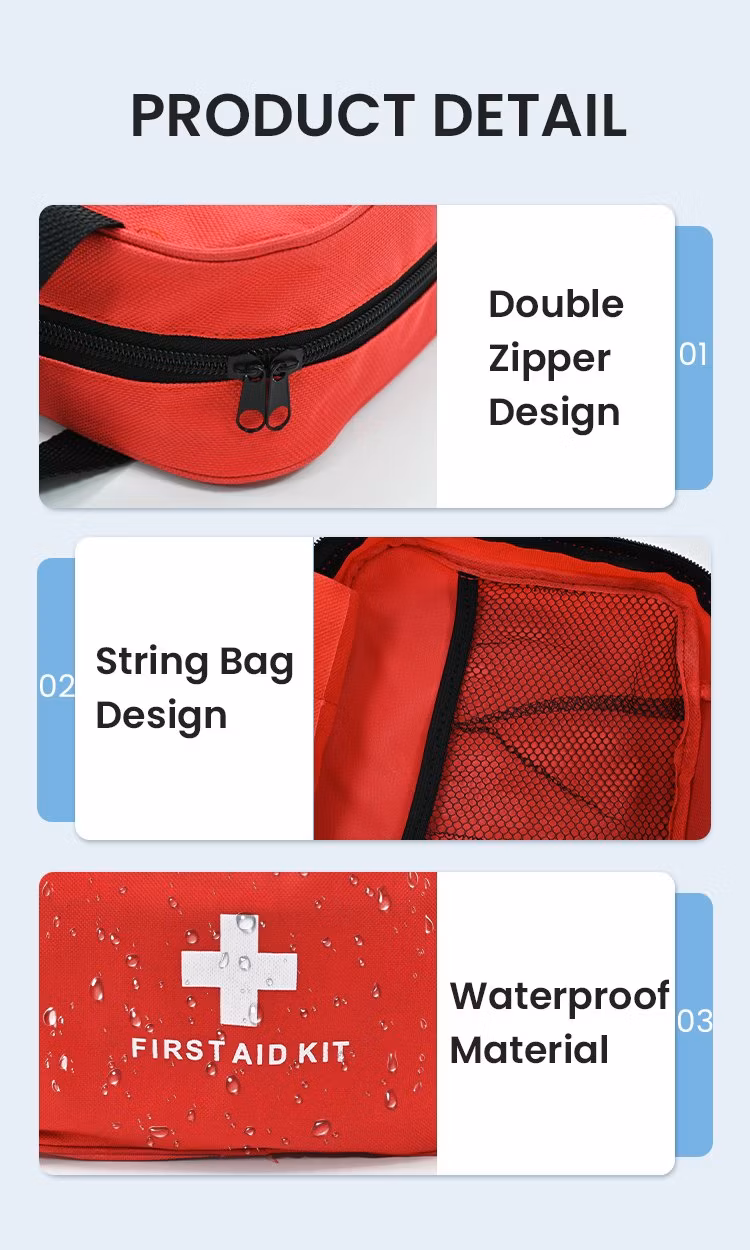 Large Capacity Waterproof Home Edition First Aid Kit