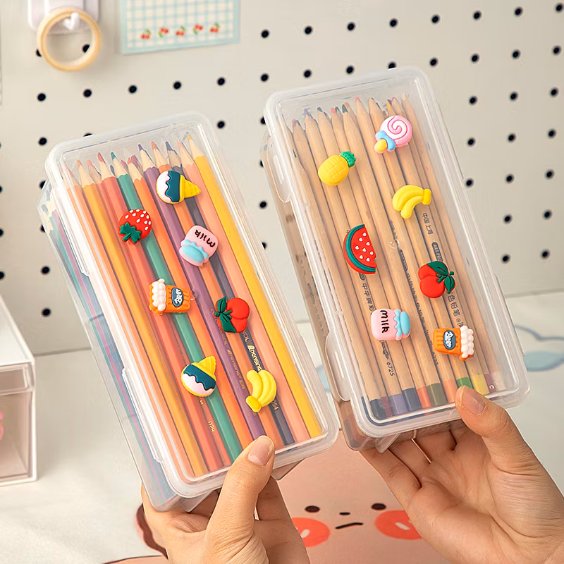 School Student Large Capacity Transparent Pencil Case Storage