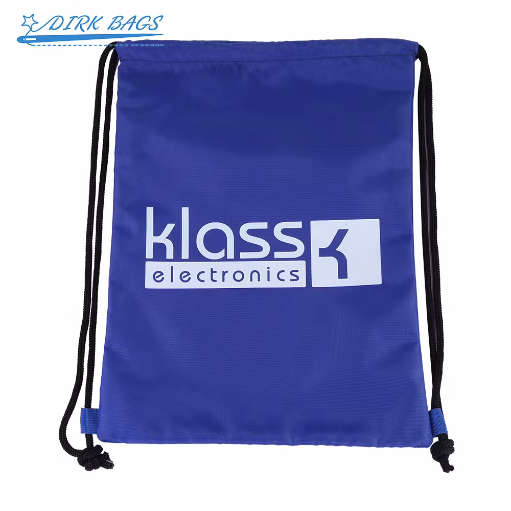 Custom Durable Reusable Polyester Draw String Bags Promotional Gift Drawstring Backpack with Personal Logo