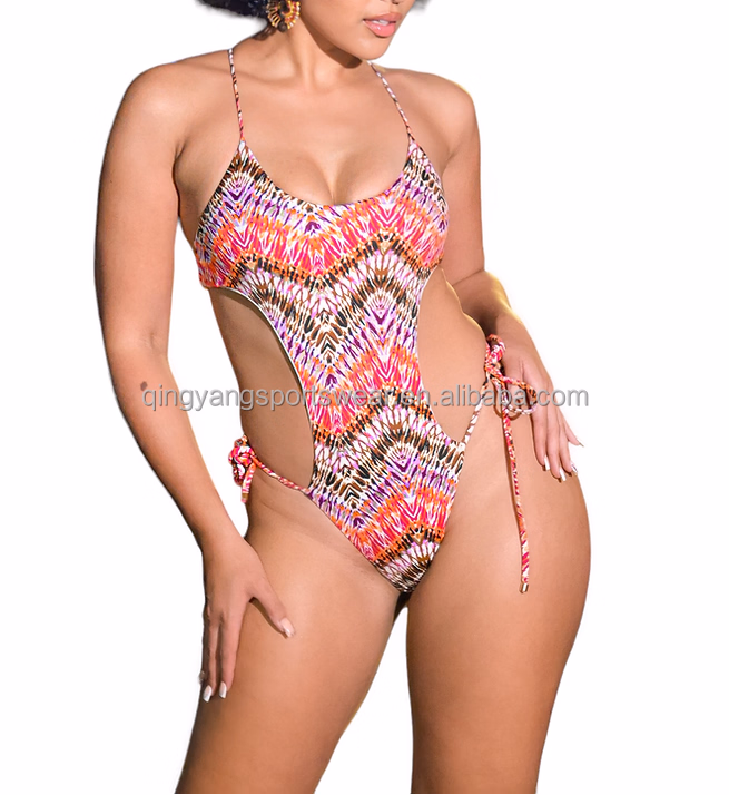 Hot Girls Sexy Print Bikini Bandage Beauty Sexy Young Girls in Bikini