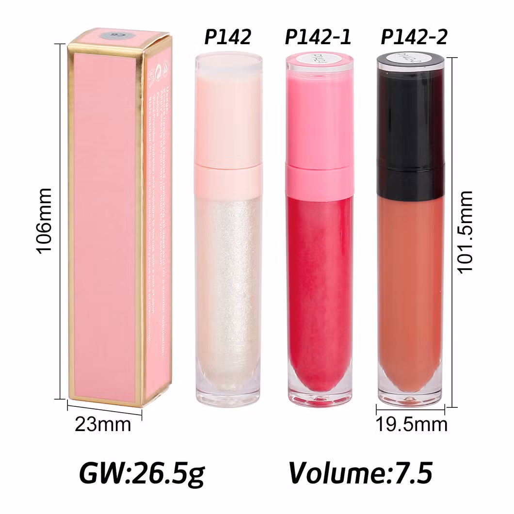 Wholesale Makeup Metallic Lipgloss Private Label Makeup Cosmetics with GMPC Low MOQ