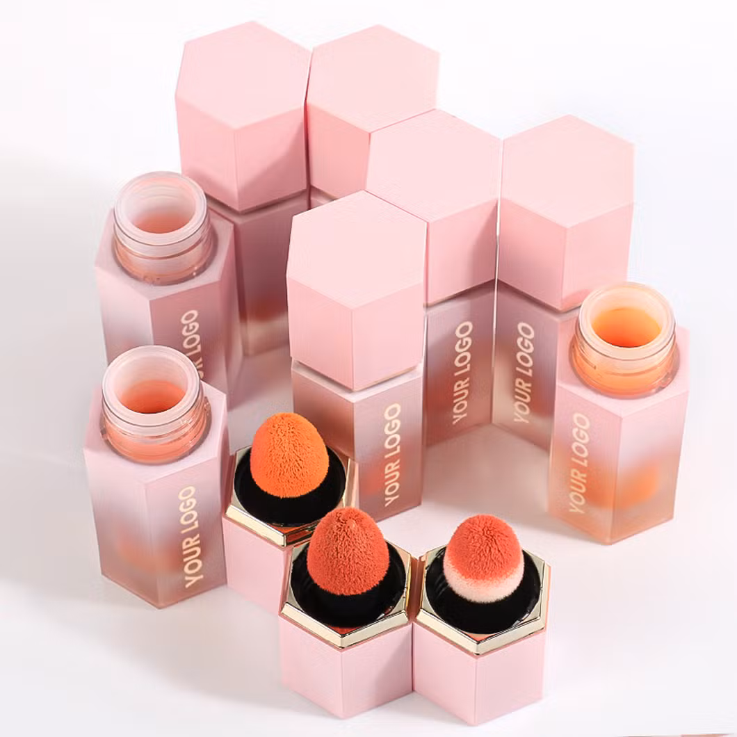 Hot Selling Cosmetics Cream Velvet Liquid Blusher for Liquid Blush