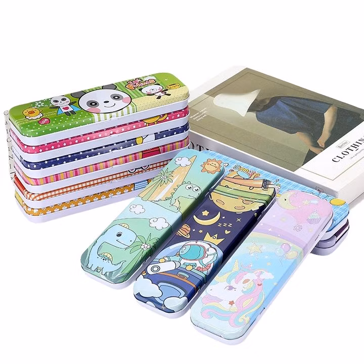 Children Gift Large Capacity Plastic Pencil Box Frosted Pencil Case for School