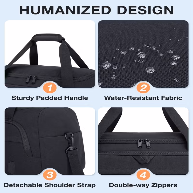 Waterproof and Dirt-Resistant Carry-on Overnight Weekend Bag, Travel Duffel Bag