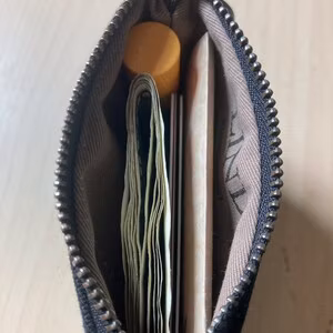Durable Blank Small Gift Dust Storage Waterproof Waxed Canvas Zipper Pencil Case