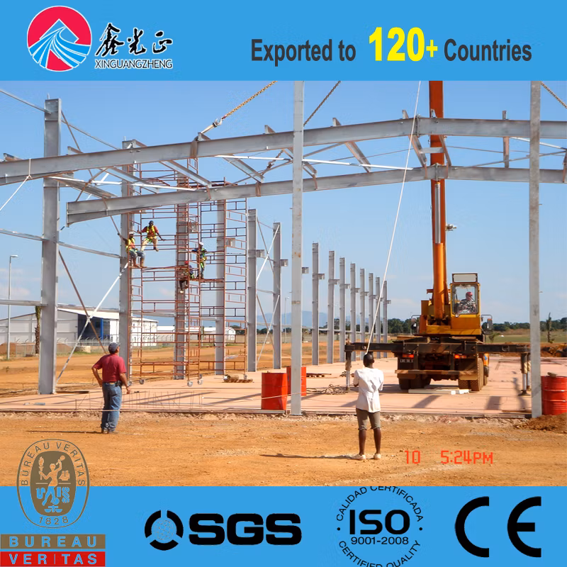 Prefabricated Steel Structure Office with Glass Curtain (SS-353)