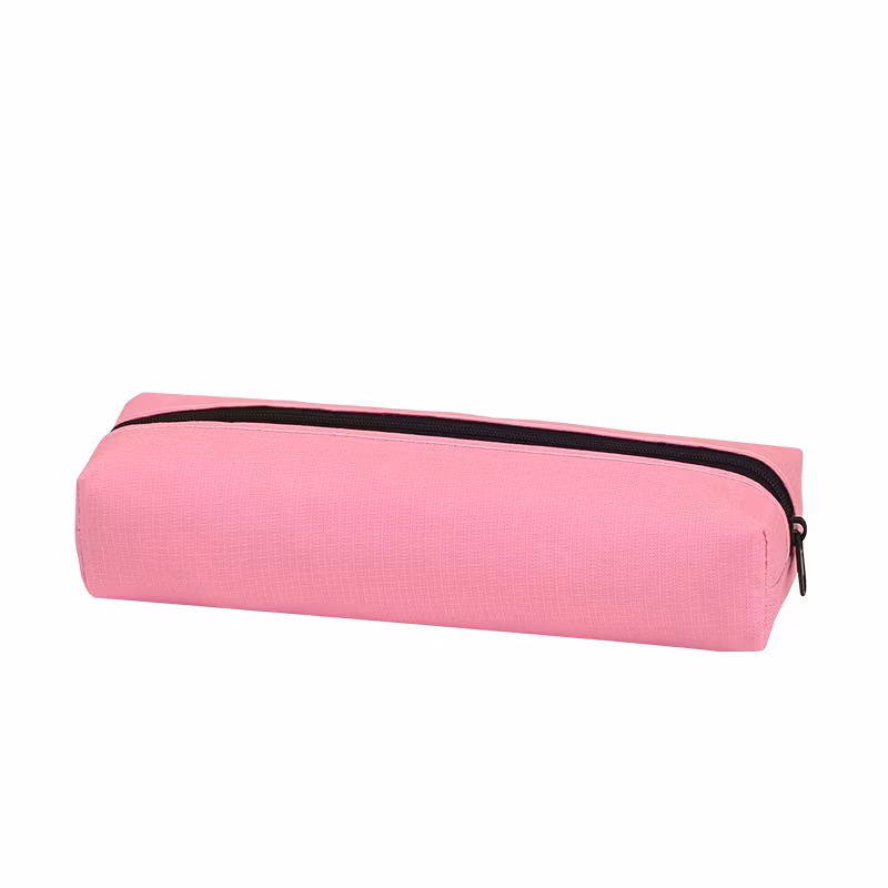 Custom Logo Oxford Cloth Solid Color Cute Pen Pencil Pouch Bag Case
