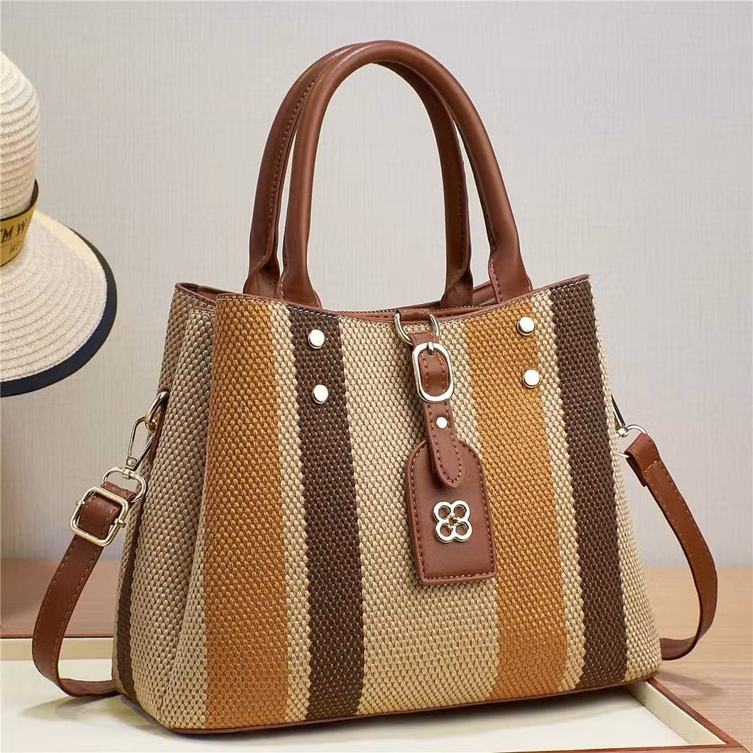 E3126 Wholesale Hot Selling Large Capacity Women Tote Crossbody Shoulder Bags Fashion Luxury Designer Handbags Knit for Women