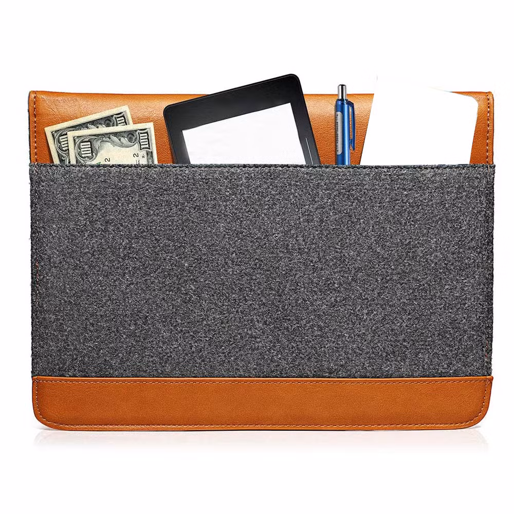 Premium Tablet Cover High Quality Laptop Sleeve Black Leather Tablet Case