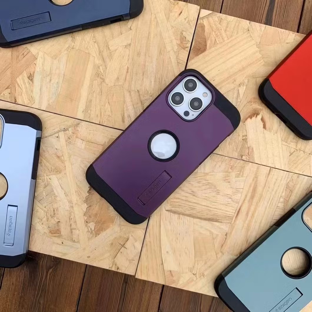 2024 Newest Style Spigen Armor Stand Phone Case for 12-14PRO Max