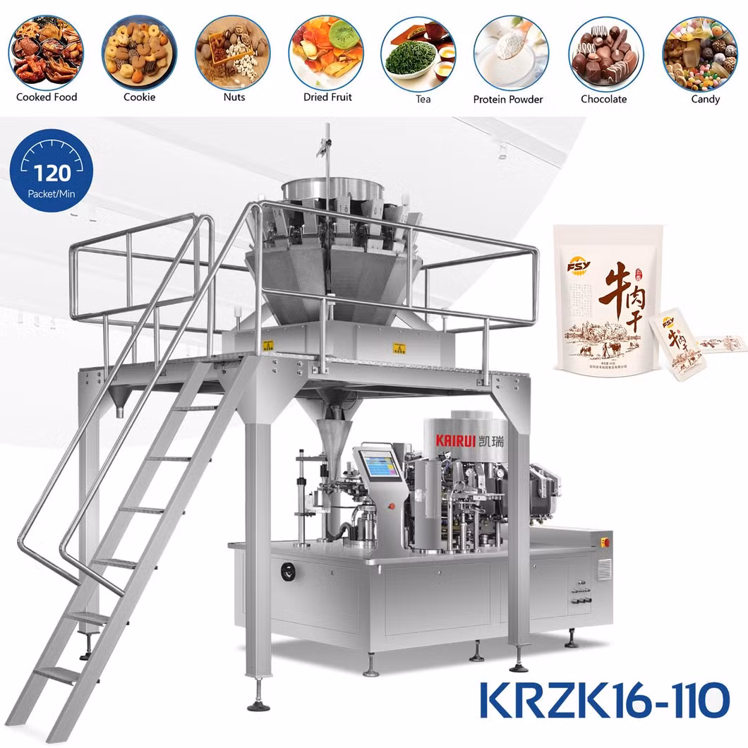 Microelement Premixed Feed Pre Bag Auto Packaging Multi-Function Packing Stretch Wrapping Filling Pack Sealing Wrap Shrink Packaging Machine