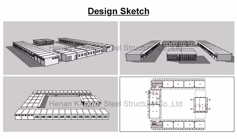Tempoary Prefab Sandwich Panel School for Children