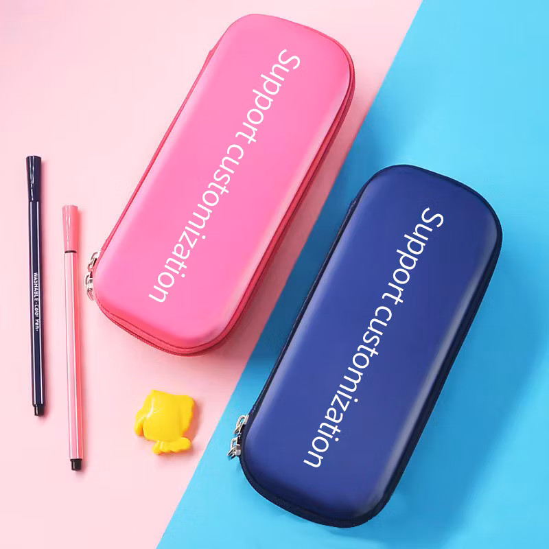 Pink Blue Pencil Case Customized Custom Pattern Boys and Girls′ Stationery Box