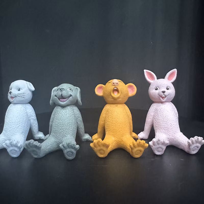 Factory Direct Sale Cartoon Creative Cute Pet Mobile Phone Stand Desktop Decoration Office Decoration