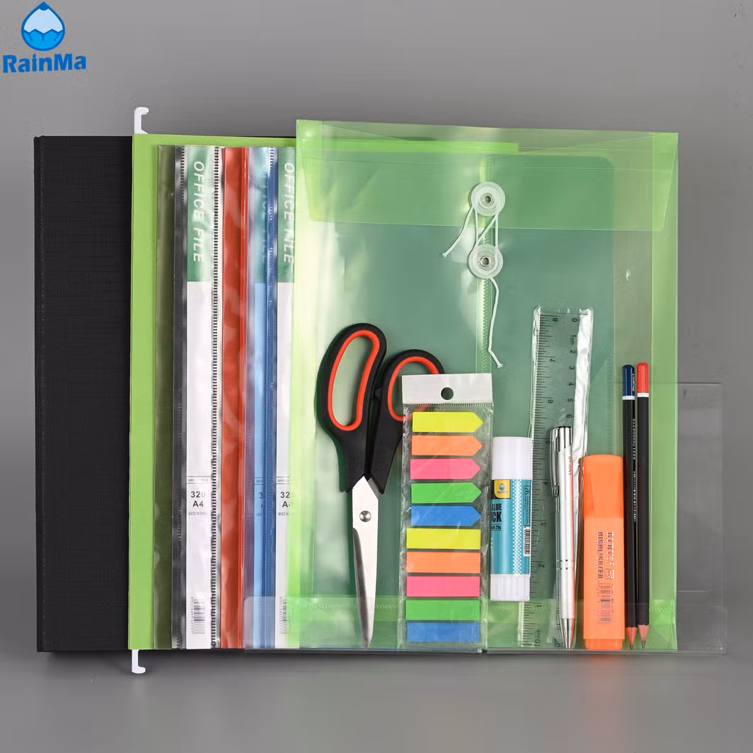 OEM Collocation Scissors Stapler Glue Stick Folder Paper Clip Highlighter Office Stationery