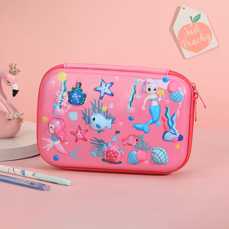 3D Cartoon Pen Bag Waterproof Hard Shell Large Capacity Stationery Bag