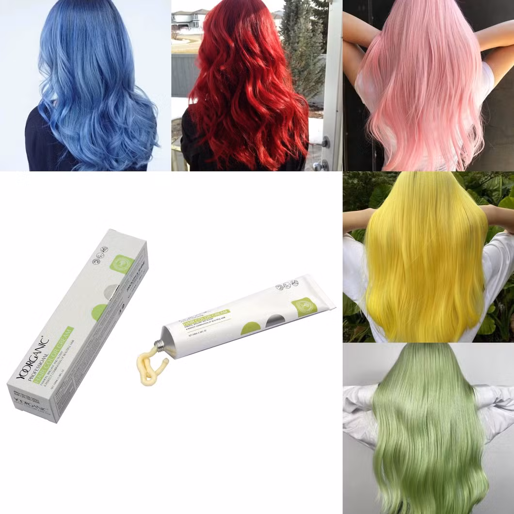 Low MOQ Best Price Shiny Quick Coloring Hair Color Cream Hair Dye