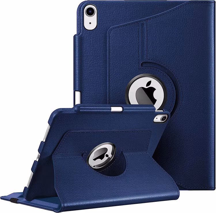 Shockproof with Pencil Holder 360 Degree Rotating Stand Case for iPad Air 5th Generation 2022/4th Generation 2020 10.9 Inch