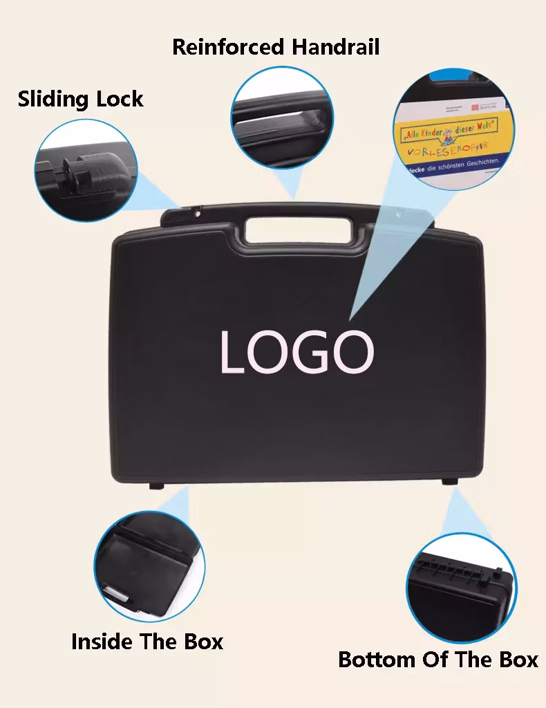 Portable PP Plastic Tool Case Small Packing Case High Quality PP Plastic Case
