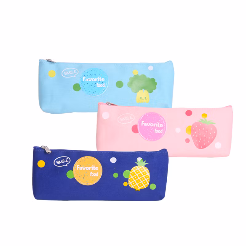Fruit Pattern Colorful Student Stationery Pencil Case