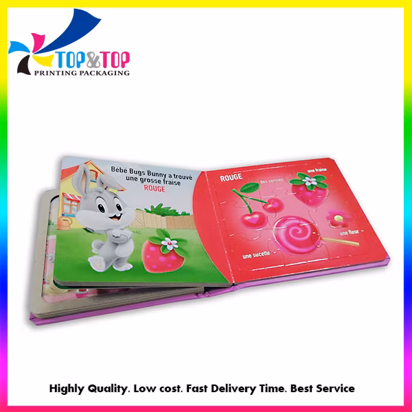 Paper Board 3D Children Book Printing / Hardcover Pop-up Book Top Quality Cheap Price