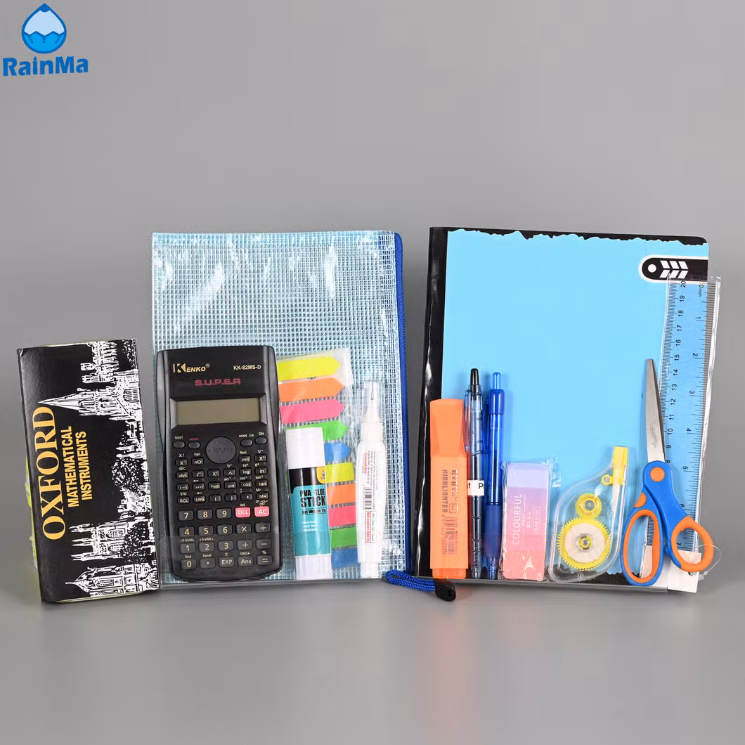 OEM Collocation Scissors Stapler Glue Stick Folder Paper Clip Highlighter Office Stationery