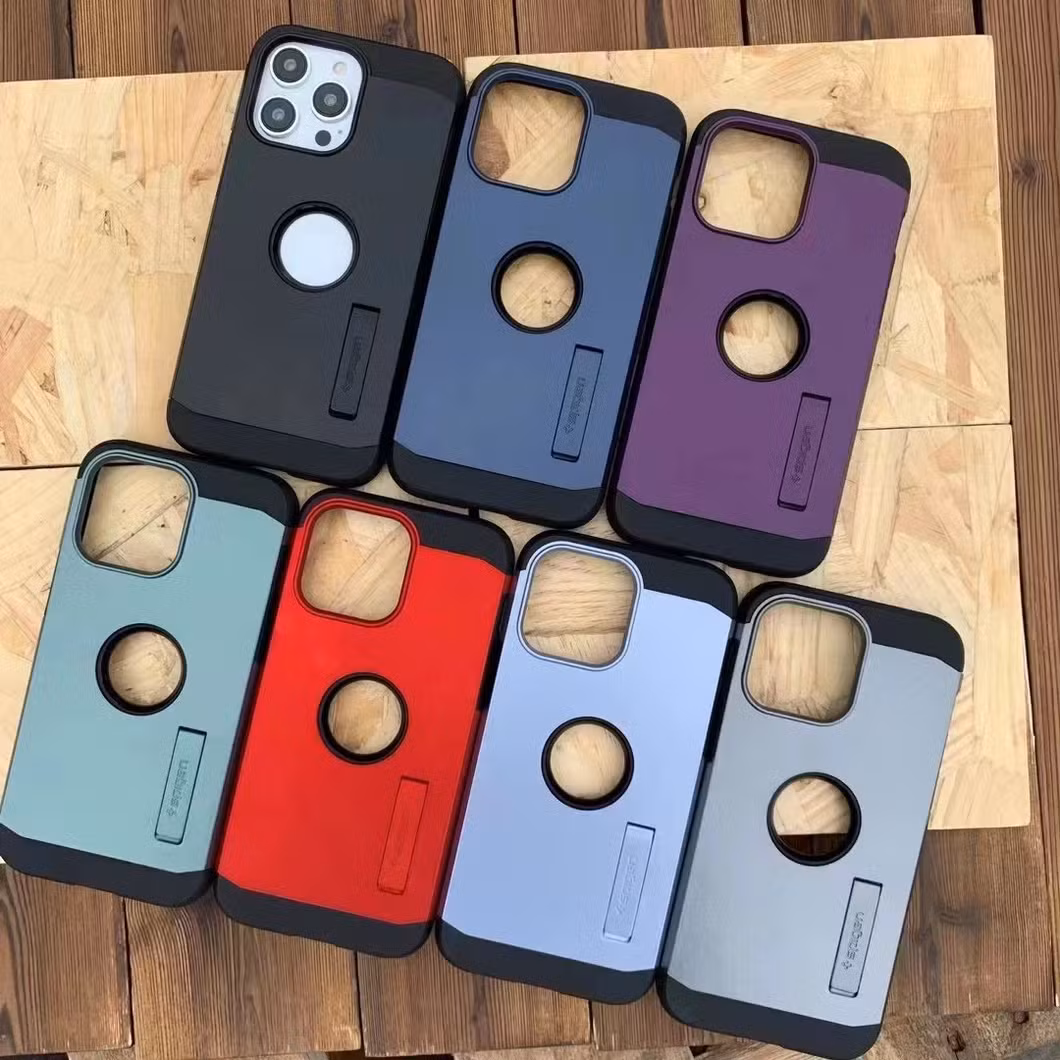2024 Newest Style Spigen Armor Stand Phone Case for 12-14PRO Max