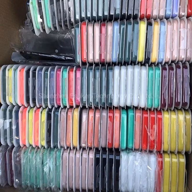 Factory Price and Original Quality New Liquid Solid Silicone Case Mobile Phone Case OEM/ODM for iPhone Samsung Xiaomi Vivo Huawei