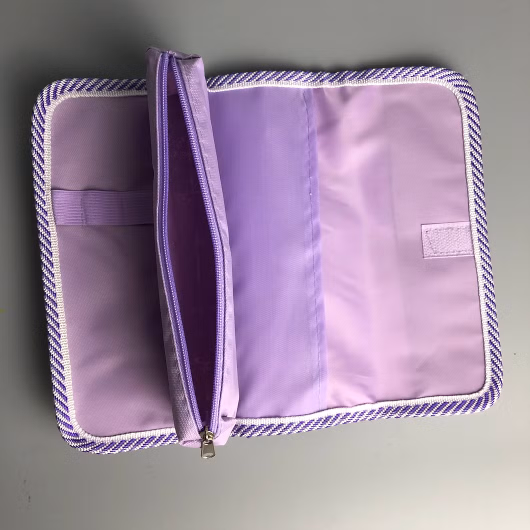 High Quality Multifunctional Leather Pencil Case for Office Students