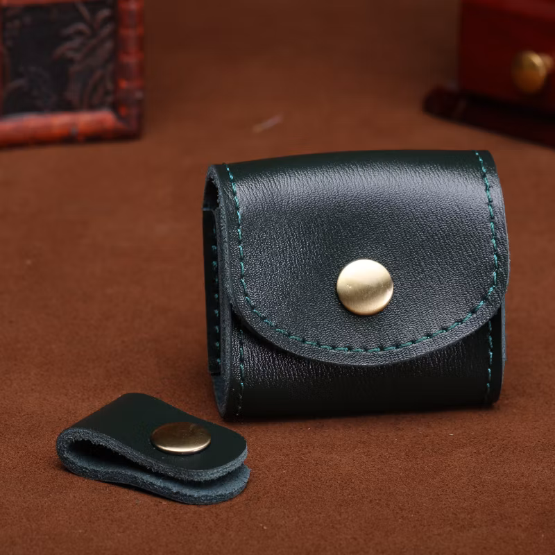 Ea085 Earphone Organizer Designer PRO Airpod Carrying Waterproof Small Protective Bluetooth Travel for Custom Headphone Case Leather