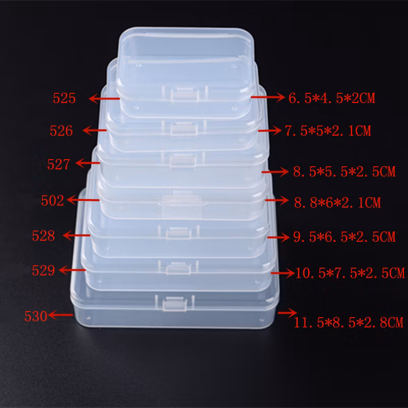Storage Case Plastic Storage Box Organizer Small Packaging Holder
