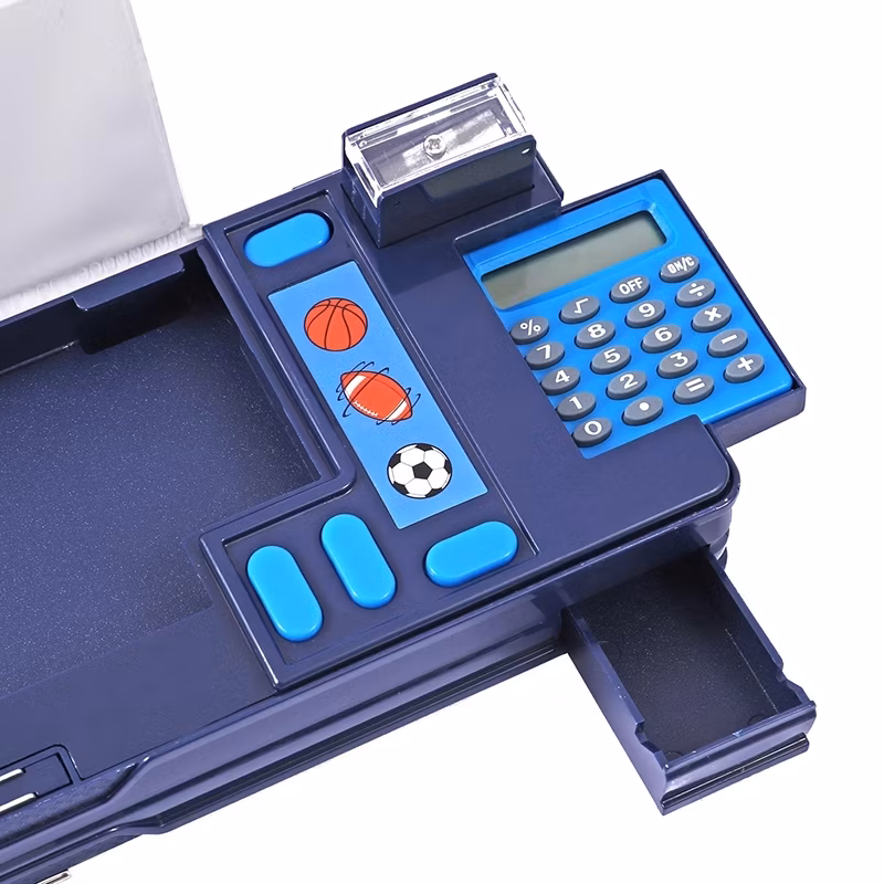 Foska Hot Sale Plastic Multifunction Pencil Case