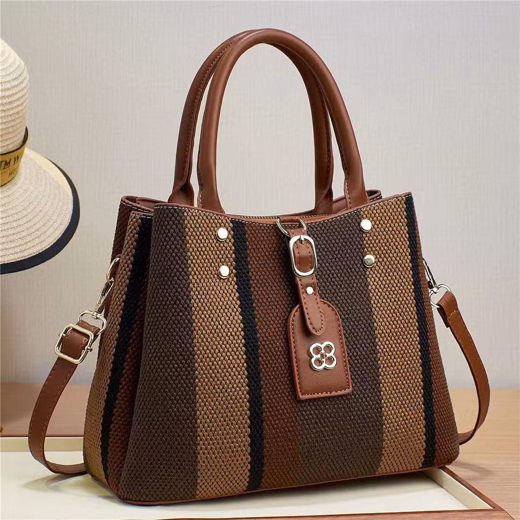 E3126 Wholesale Hot Selling Large Capacity Women Tote Crossbody Shoulder Bags Fashion Luxury Designer Handbags Knit for Women