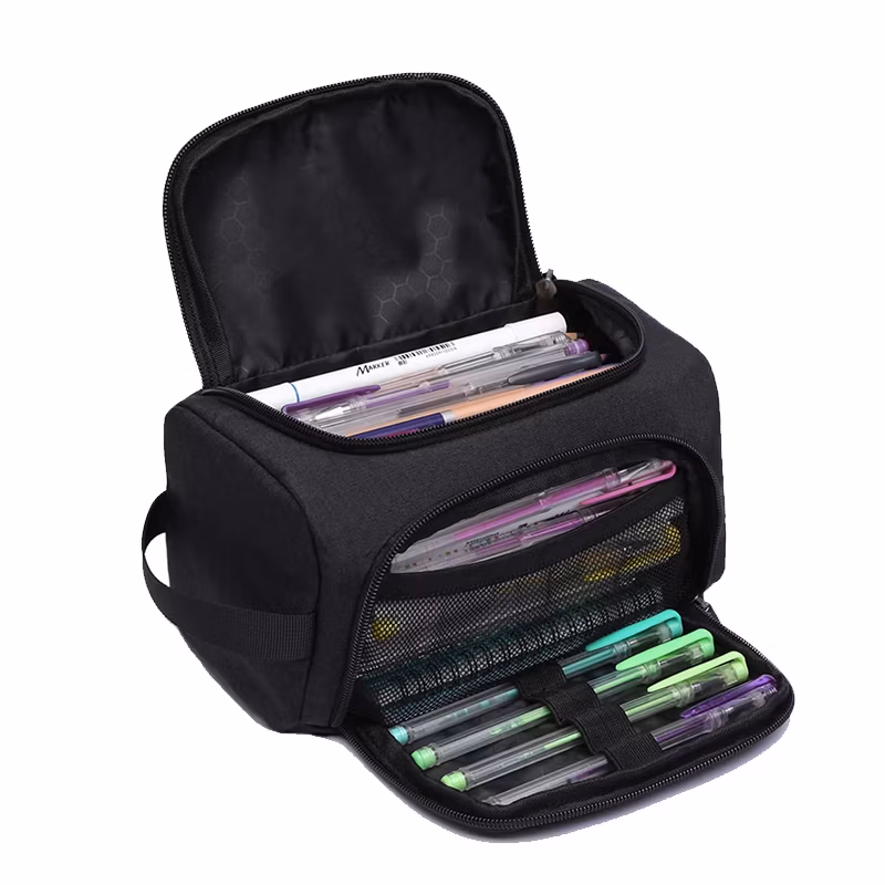 Amz Office Pencil Pouch Large Capacity Pencil Case Organizer Multifunctional with Compartmens Big Pencil Bag for Back to School