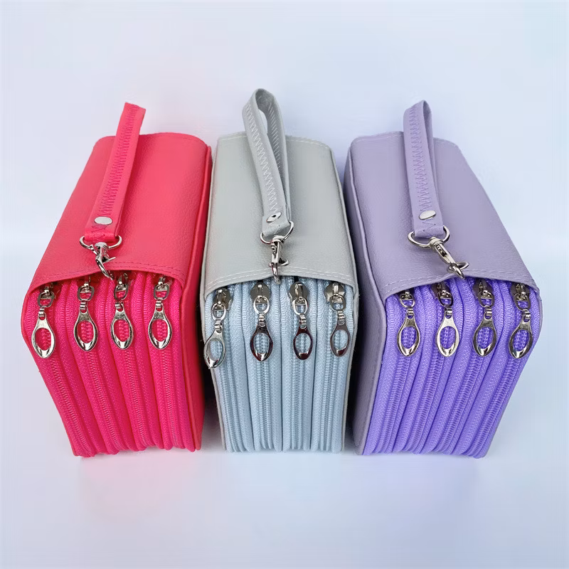Large Capacity PU Pencil Case 72 Color Student Pencil Case Stationery Box Art Drawing Pencil Case