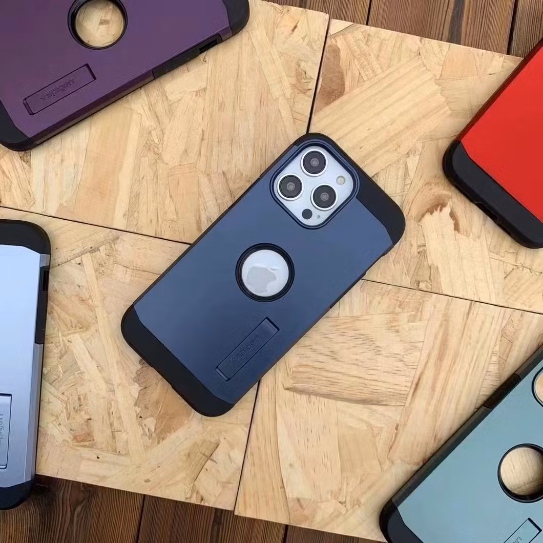 2024 Newest Style Spigen Armor Stand Phone Case for 12-14PRO Max