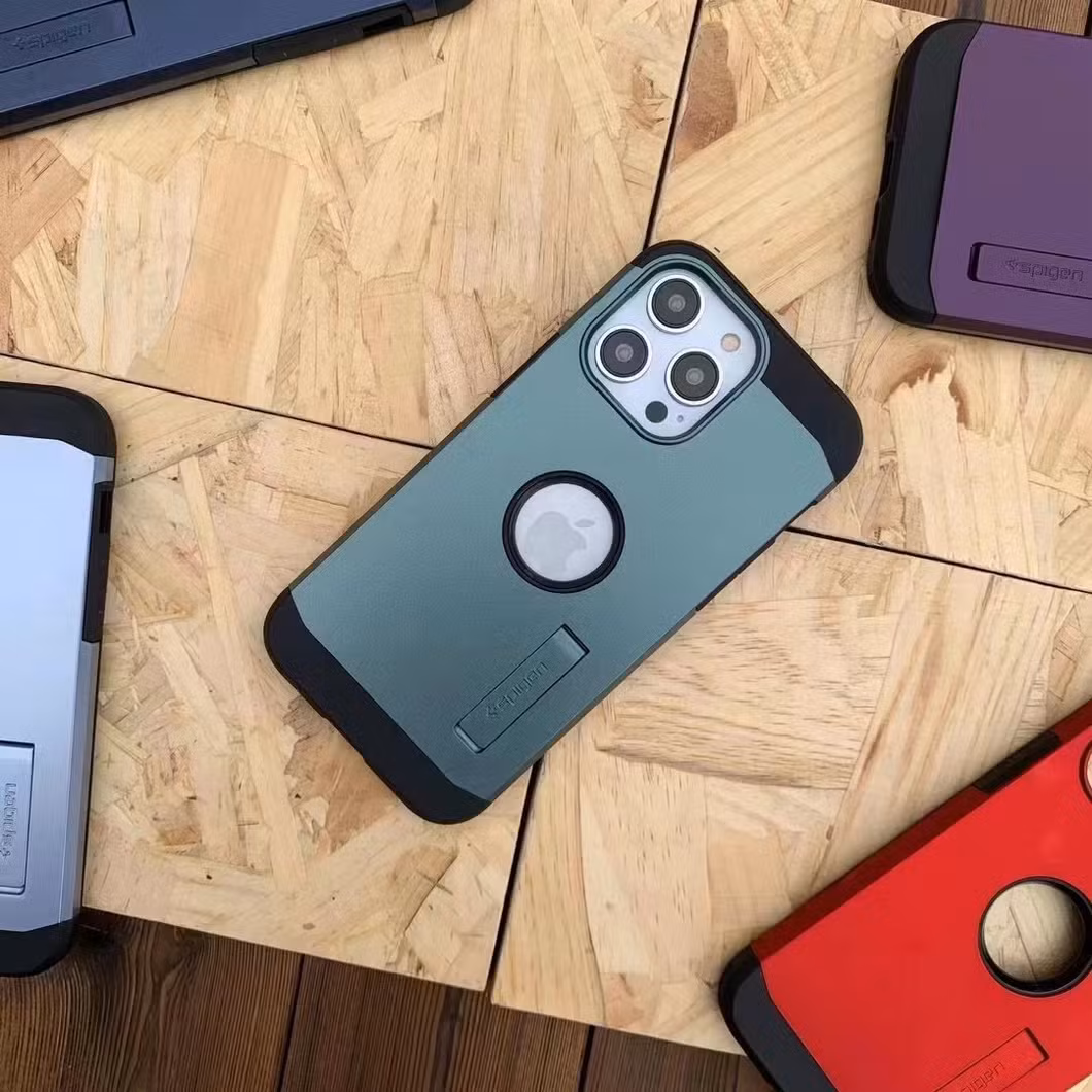 2024 Newest Style Spigen Armor Stand Phone Case for 12-14PRO Max