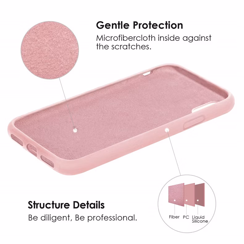 2024 New Custom Solid Color Cell Phone Case for Apple 12 13 14 PRO Max Official Original Logo Solid Silicone Phone Case Cover