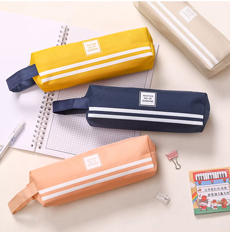 Student Minimalist Hand-Carrying Oxford Cloth Pencil Case