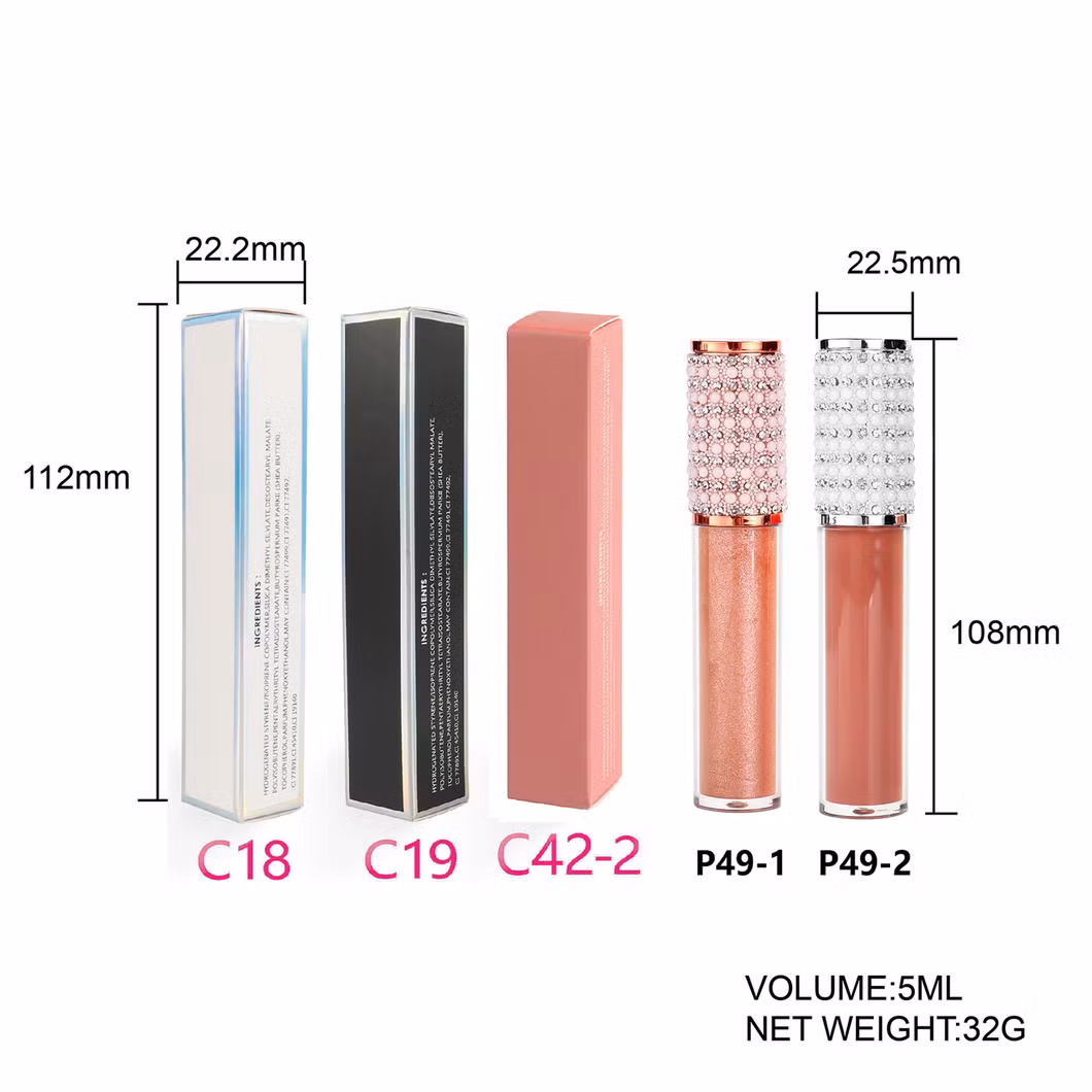 Long Lasting Lip Gloss Private Label Cosmetics with Vegan Formula