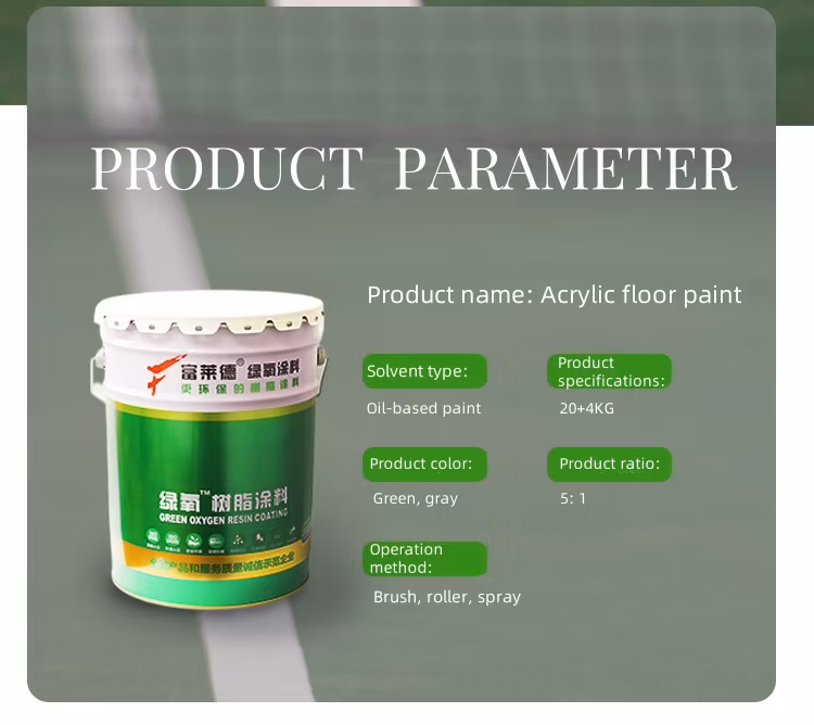 High Gloss Quality Waterproof Self Leveling Epoxy Finish Coating Basement Floor Epoxy Paint