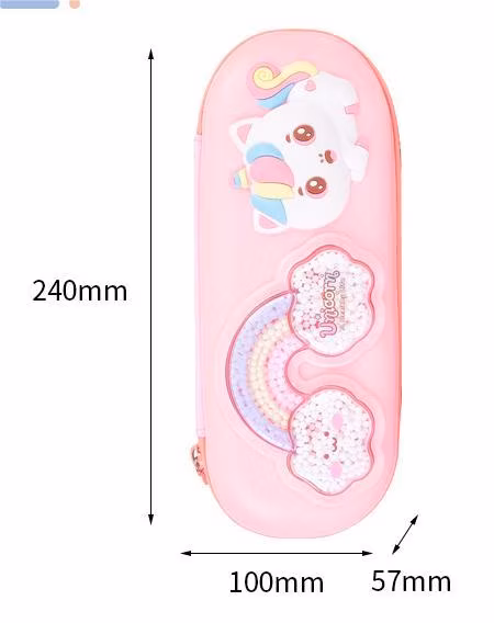3D Cute Animal Pattern colorful Stationery Pencil Case