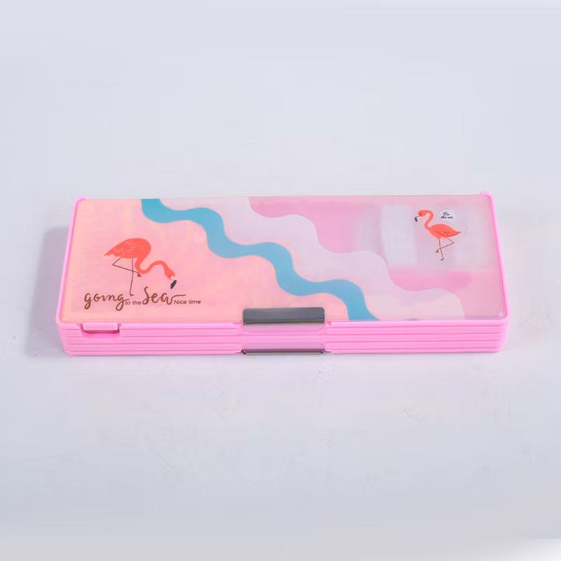Flamingo Cute Pattern Multifunctional Kids Creative Student Pencil Case