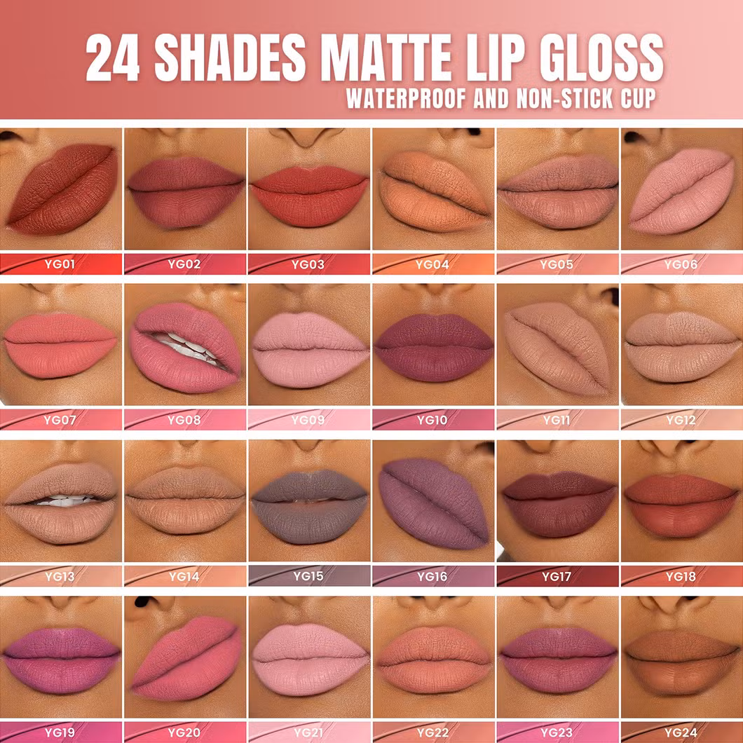 Hot Selling Cosmetics Lip Makeup Matte Private Label Cosmetics with GMPC
