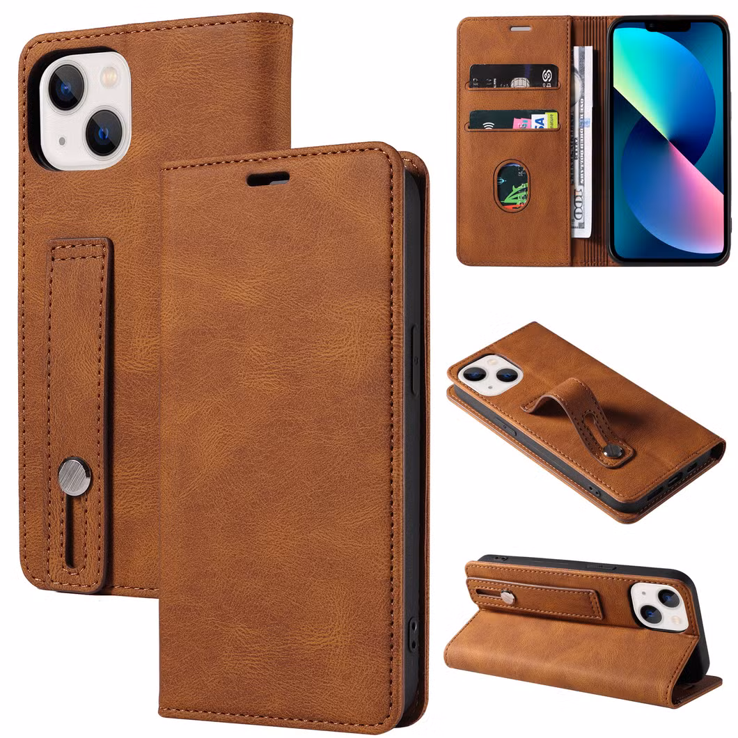 Wholesale Promotion Gift Multi-Functional Phone Holder High Quality PU Leather Phone Case